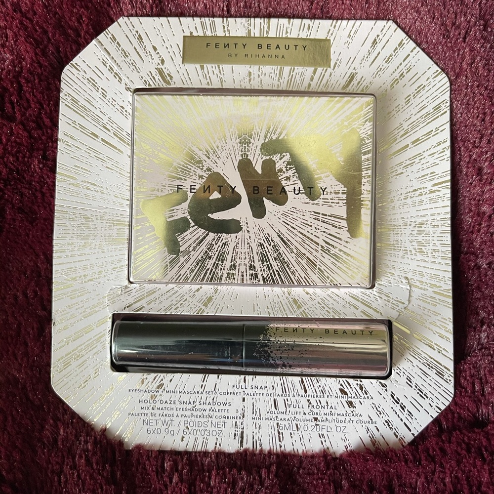 Fenty beauty snap shadow and mini mascara set